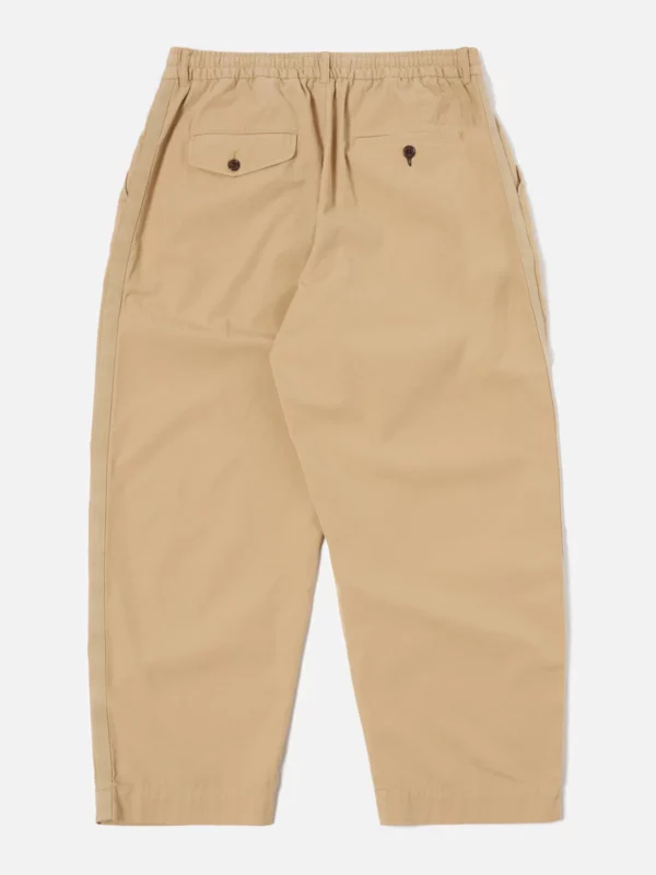 Universal Works Oxford Pant in Dark Sand Summer Canvas - Afbeelding 4