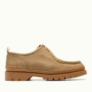 Kleman - Lug Sole Grained Leather Tobacco Derbies