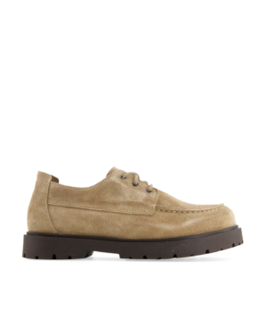 Birkenstock - Highwood Moc Lace Suede - Gray Taupe