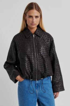 Second Female - Vermont Leather Jacket - Chocolate Torte