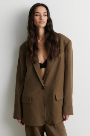 Second Female - Lino New Fit Blazer - Canteen
