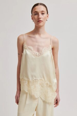 Second Female - Wilina Strap Top - Alabaster Gleam