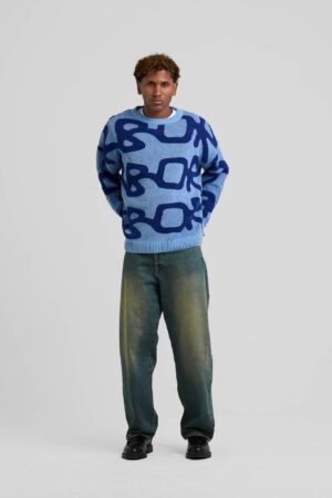 Arbor - Big Logo Arbor Alpaca Knit Blue