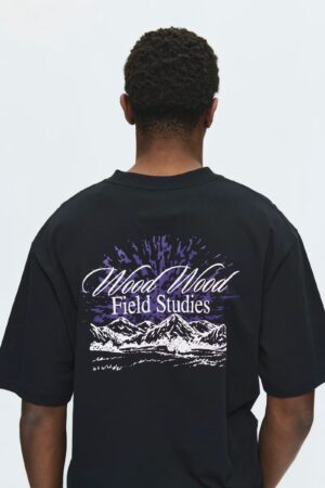 Wood Wood - Gary Field T-Shirt - Black